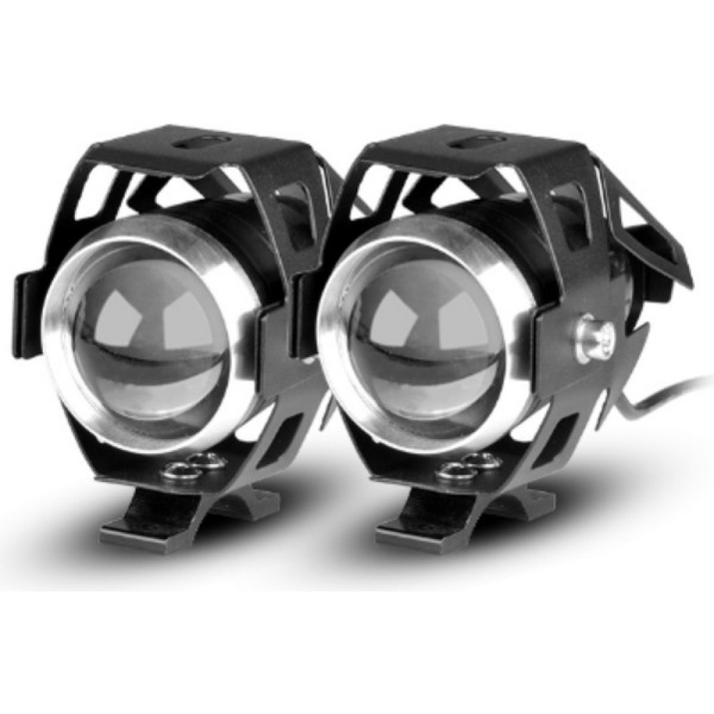 Motois Motosiklet LED Sis Farı Mini Beyaz Işık Kısa Uzun Çakar Mod U5 Motorsiklet Lambaları Fiyatı