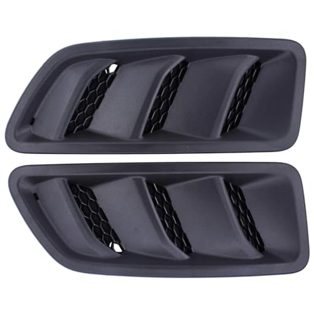 MOTOKU Driver and Passenger Side Hood Vent Bezel for Jeep Wrangler Gladiator 2018-2024