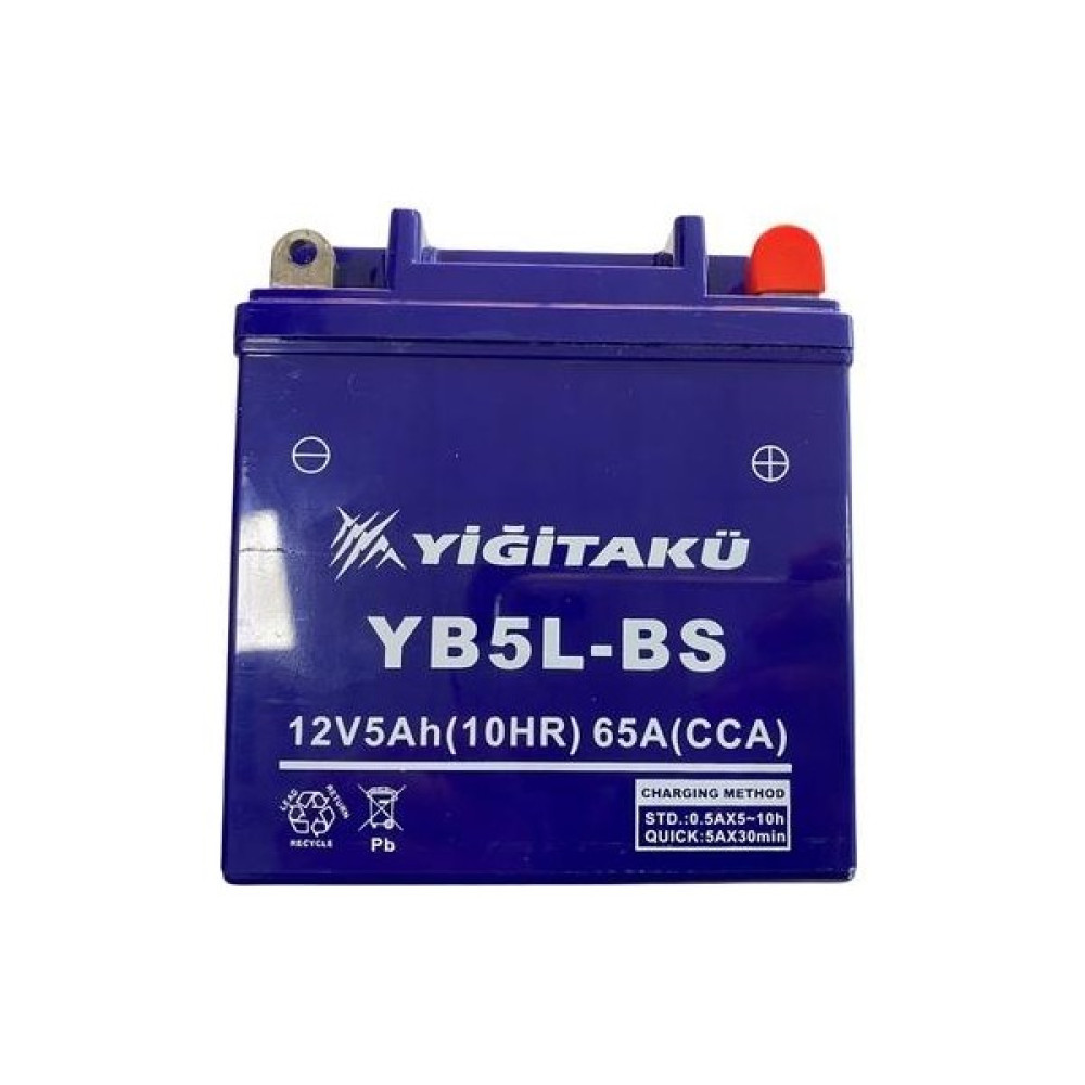 Motolinas 12 V 5 Ah-Amper Yiğit Akü YTX5L Motosiklet Aküsü Akü Fiyatı