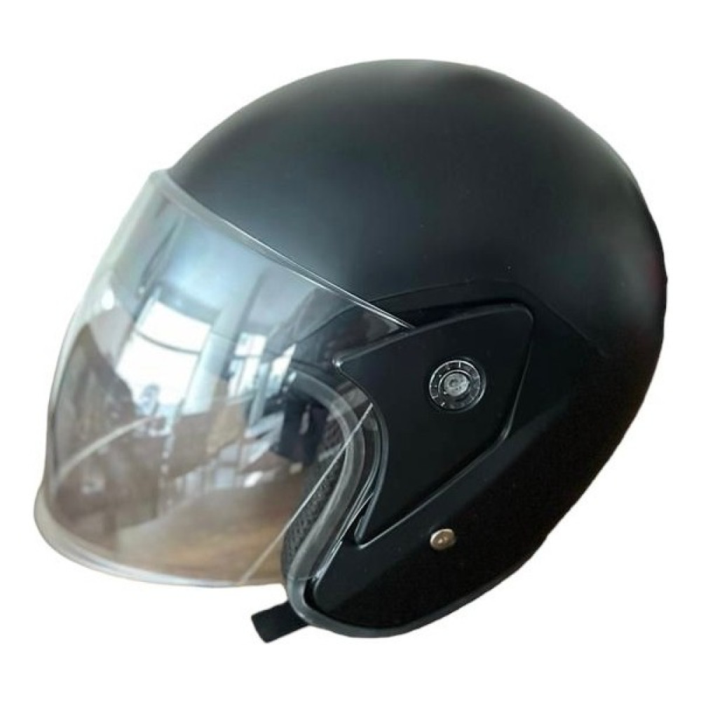 Motoneo Yarım Kask Motosiklet Bisiklet - Siyah Motorsiklet Kaskları Fiyatı