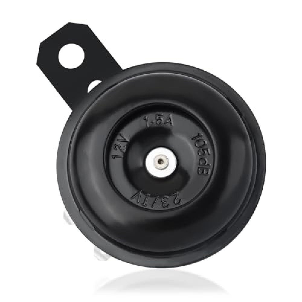 Motorcycle Horn Speaker,12V 105db Super Loud Car/Motorcycle Mini Air Horn for Warning Attention,Essential Waterproof Electric Horn Motorcycle Accessories for Car,Bike,ATV,Truck,Scooter