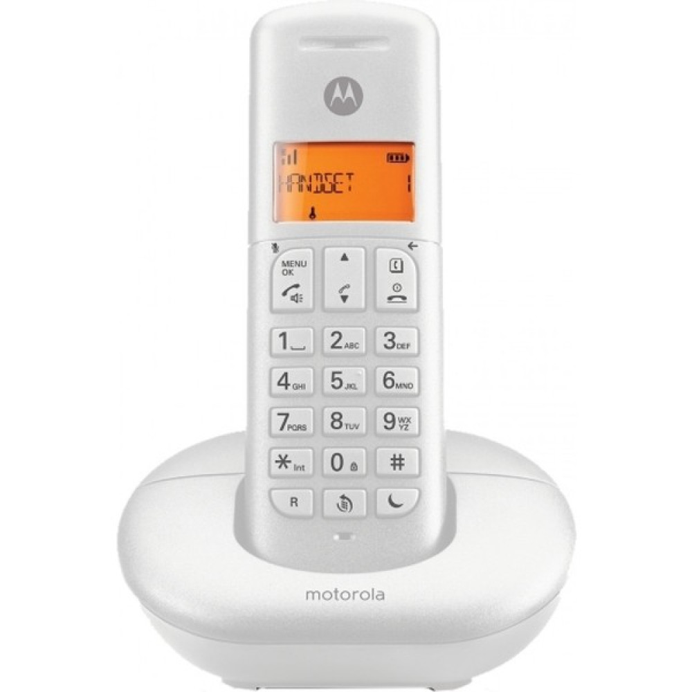 Motorola E201 Handsfree Dect Telsiz Telefon Beyaz Telsiz Telefon Fiyatı