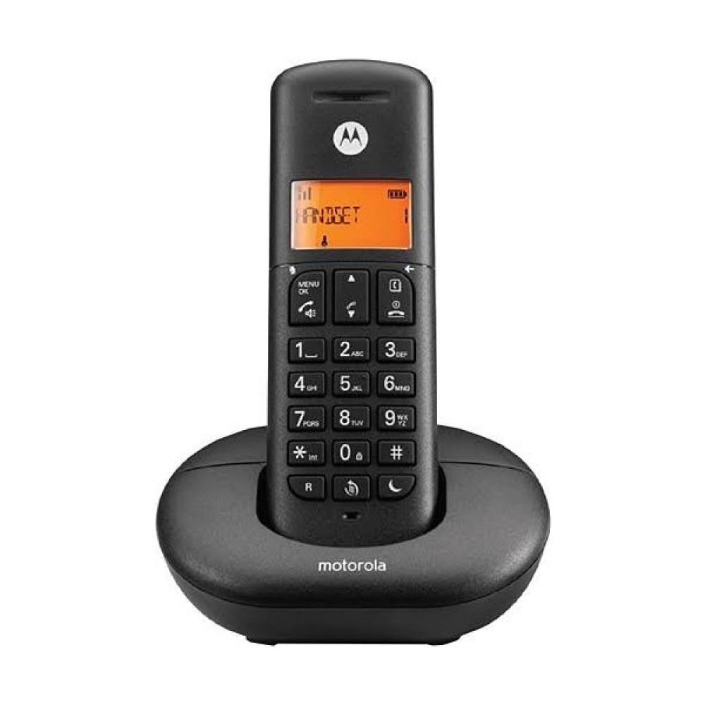 Motorola E201 Kablosuz Telsiz Telefon - Siyah Telsiz Telefon Fiyatı