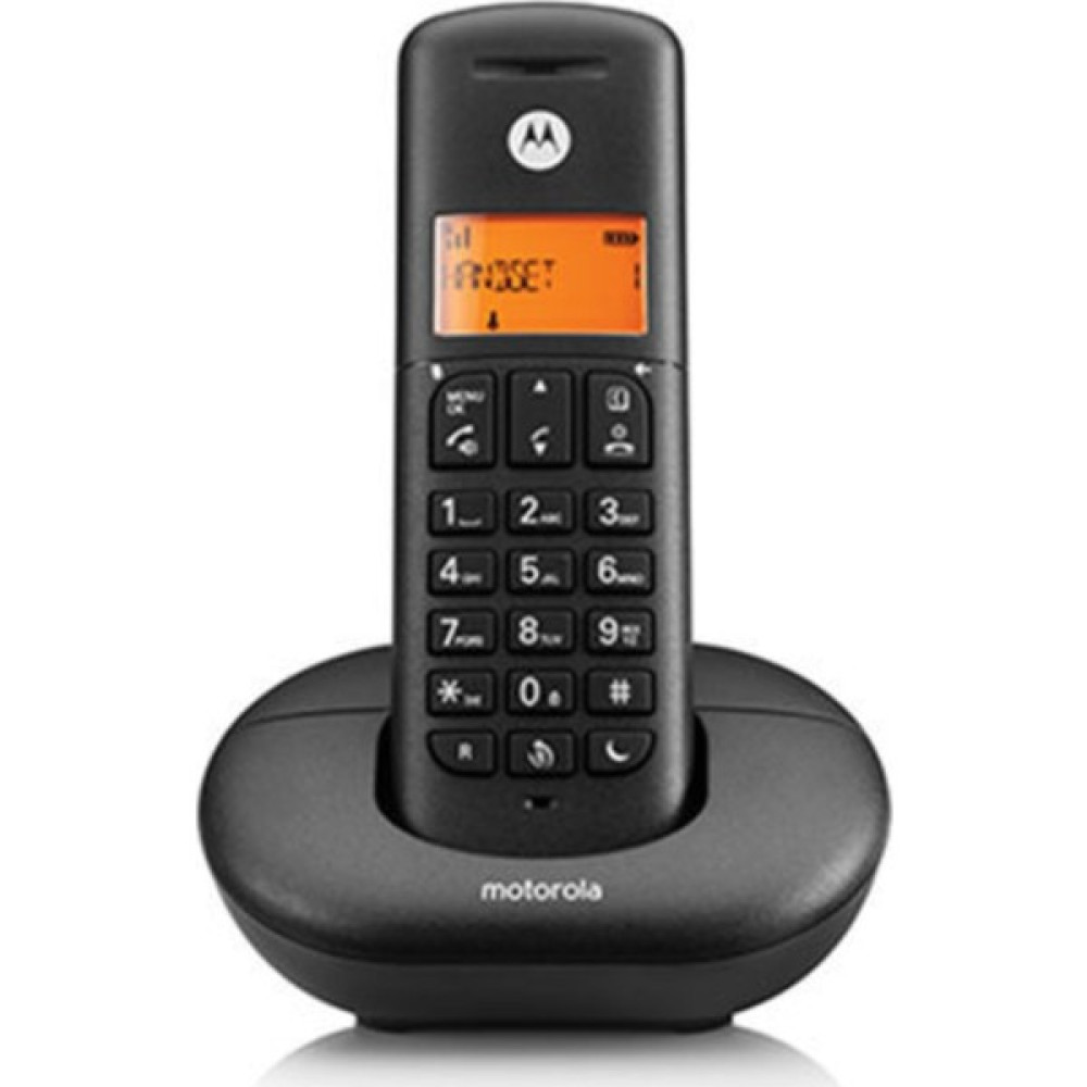 Motorola Kablosuz Dect Telsiz Telefon Siyah E201 Telsiz Telefon Fiyatı