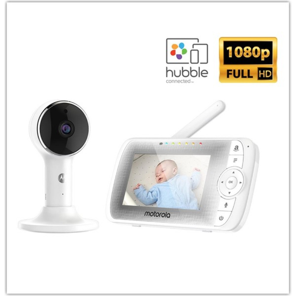 Motorola LUX64 FHD Wifi Connect 4.3 İnç Lcd Bebek Kamerası - Beyaz Bebek Kamerası Fiyatı