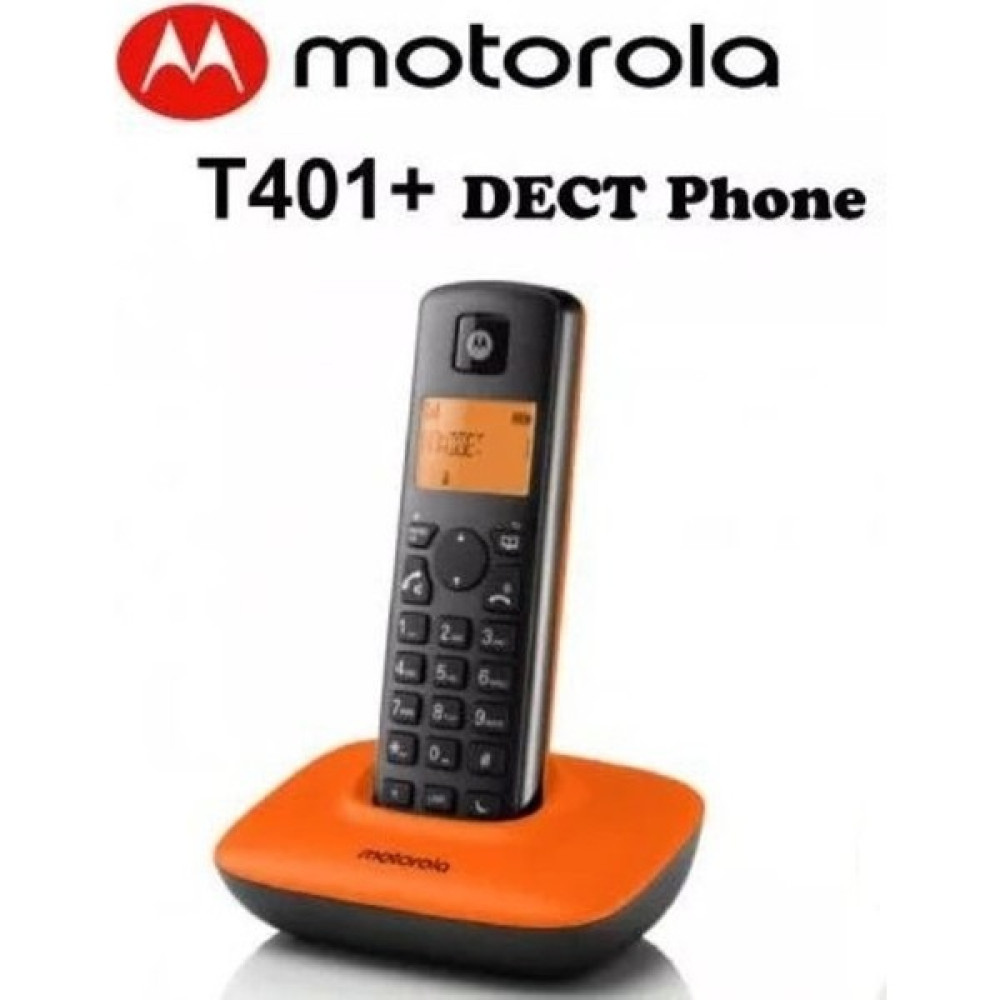 Motorola T401+ Handsfree Dect Telsiz Telefon Turuncu&siyah - Turuncu Telsiz Telefon Fiyatı
