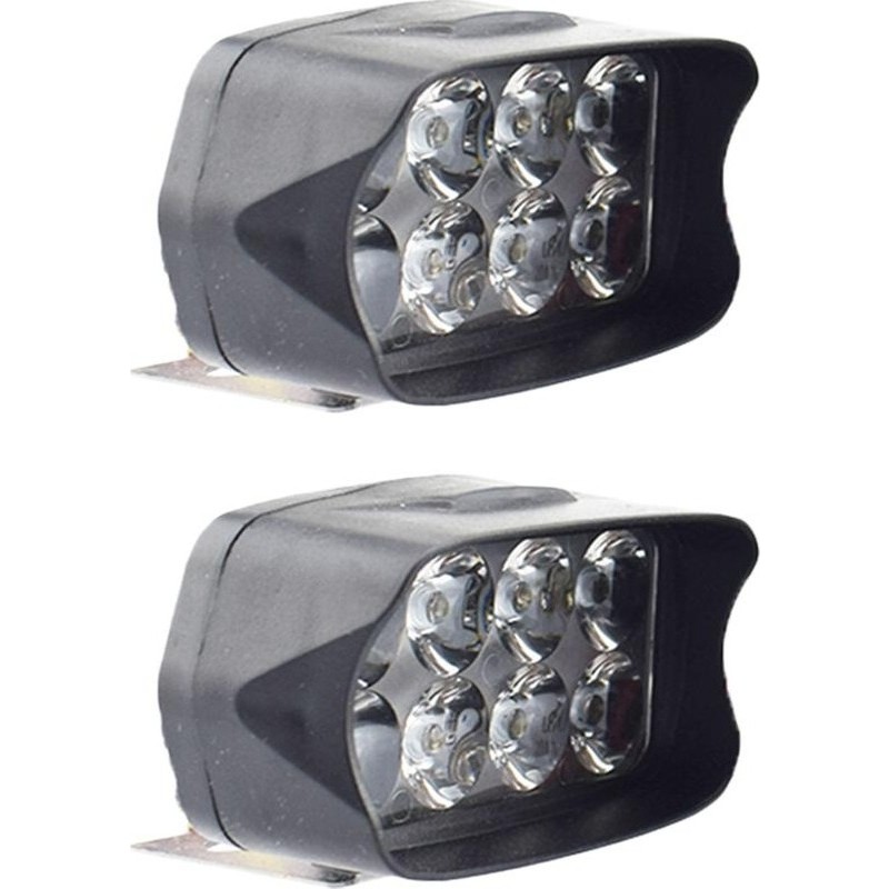 Motosiklet 12V 6500K 8 Led'ler Çift cı Lamba Süper Parlak - 6500K - Beyaz İşık Diğer Fiyatı