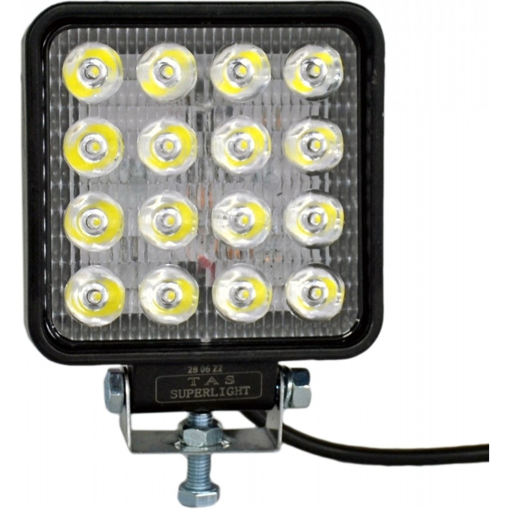 Motosıklet Atv 12V 80V Sis Farı 16 LED Kare Tip Beyaz Işık Diğer Fiyatı
