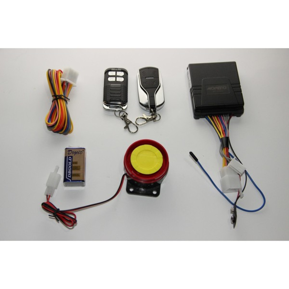 Motospartan Motosiklet Alarm Seti - 5 Fonksiyonlu [Pilli] Monero Motorsiklet Lambaları Fiyatı