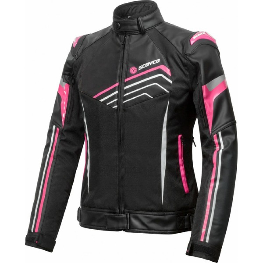 Motospartan SCOYCO 4 MEVSİM KADIN MONT JK153 SİYAH-PEMBE [MEDIUM BEDEN] Motorsiklet Montları Fiyatı