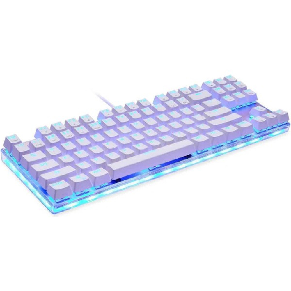 MOTOSPEED K87S Mekanik Oyun Klavyesi Kablolu USB Özelleştirilmiş LED RGB Arkadan Aydınlatmalı (Yurt Dışından) - Beyaz Oyuncu Klavyesi Fiyatı