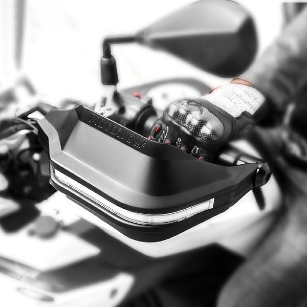 Motowolf Ledli Denge Topuzlu Elcik Koruma Sarı Beyaz Işık Motorsiklet Aksesuarları Fiyatı