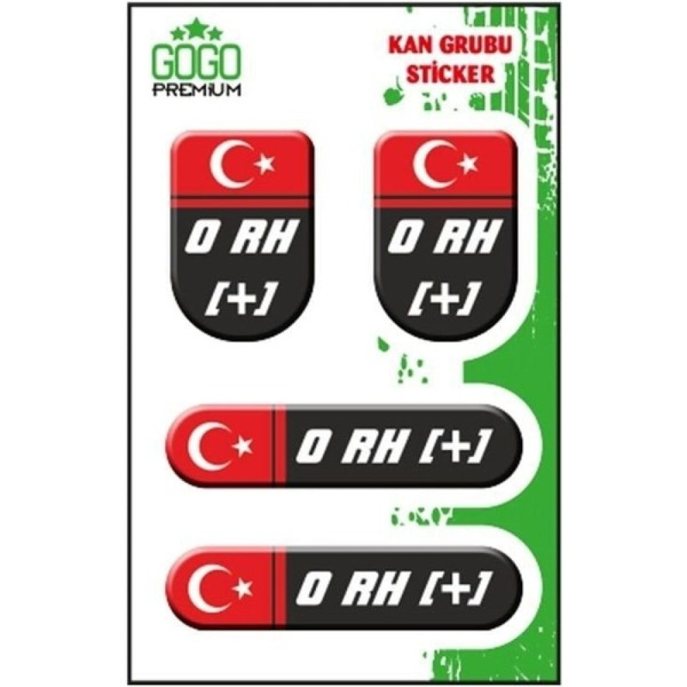 Motozenn Kan Grubu I 0 Rh(+) Siyah Dörtlü Damla Etiket Motorsiklet Kaskları Fiyatı