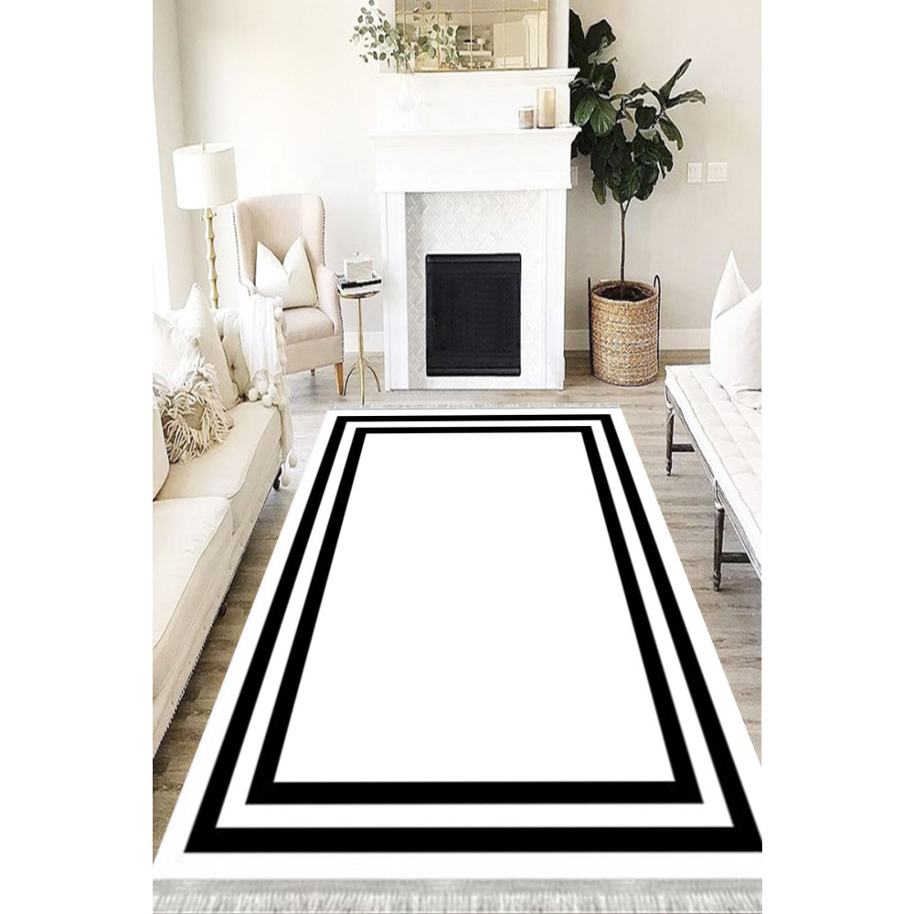 MOTTO HALI Modern Eko Punto Kaymaz Tabanlı Yıkanabilir Antibakteriyel Dijital Baskı Modern Halı Yolluk 120 x 500 Beden Kilim Fiyatı