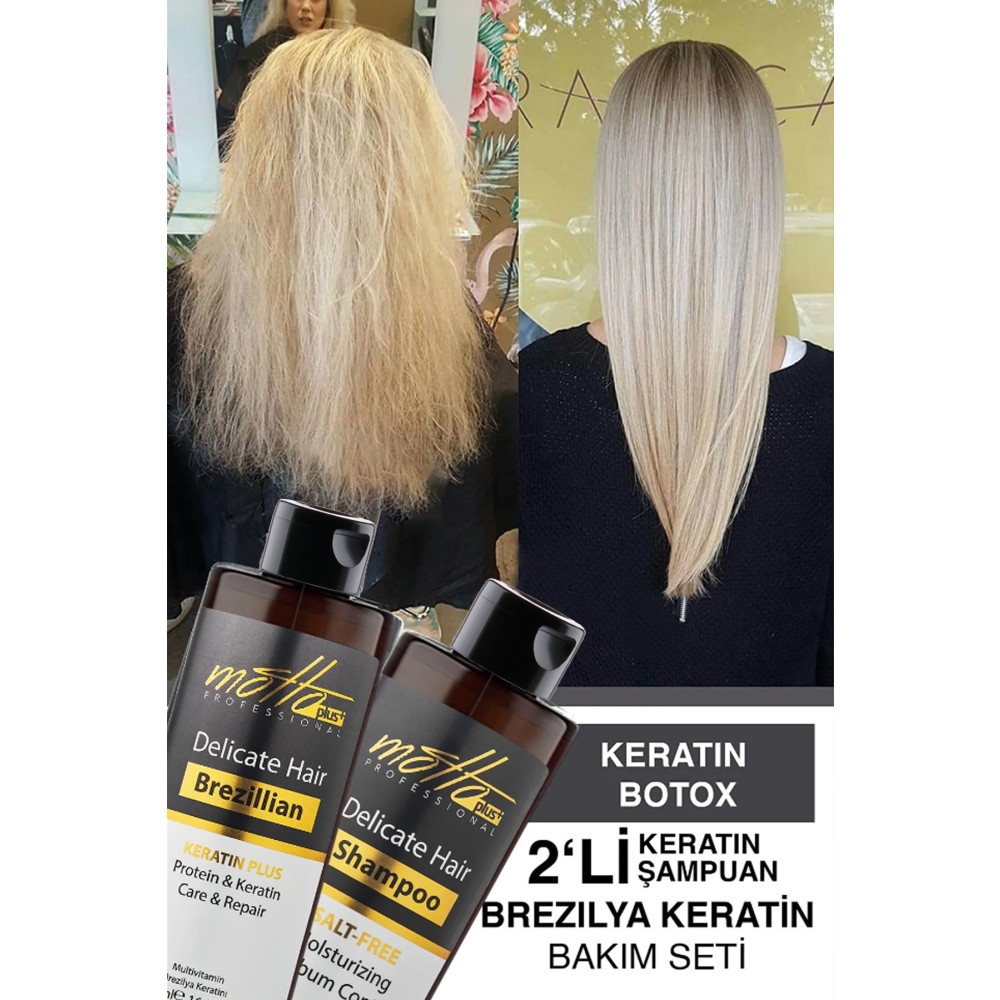 Motto Plus Professional 2li Brezilya Fönü Şampuan Keratin 400ml Bakım Seti Armeni Saç Bakımı Fiyatı