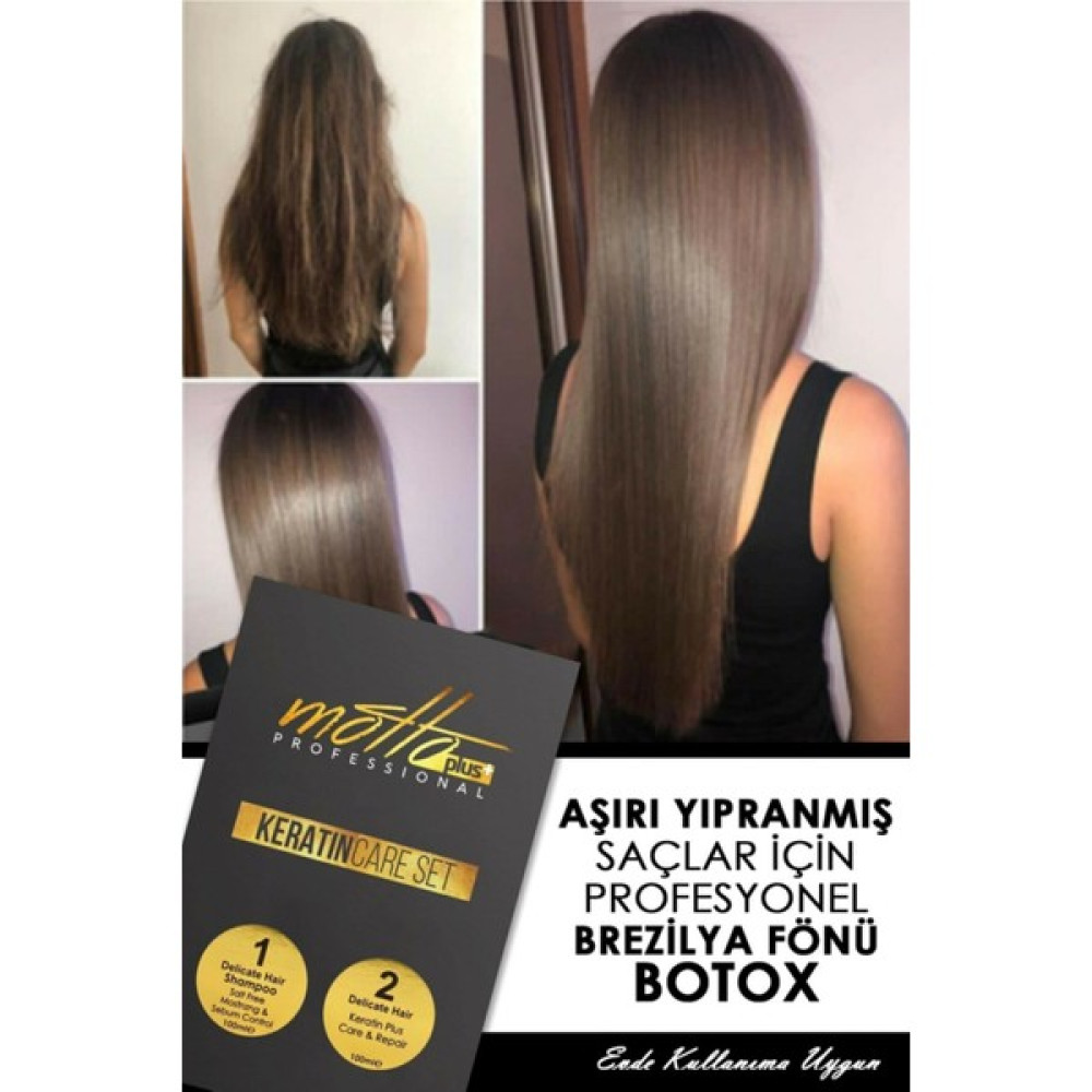 Motto Plus Professional Brezilya Fönü Keratini 2'li Bakım Seti -Keratin - Şampuan Saç Bakım Maskeleri & Serumlar & Spreyler Fiyatı