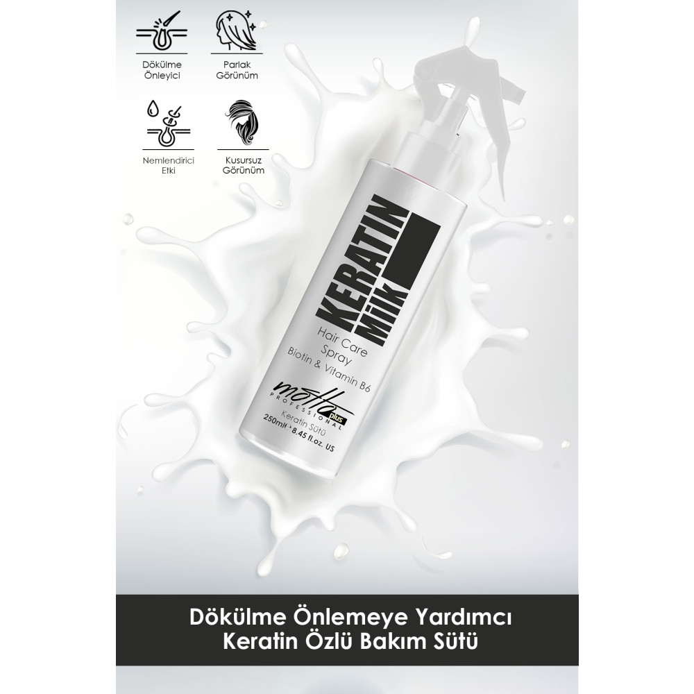 Motto Plus Professional Keratin Sütü Bakım Spreyi 250 ml Saç Şekillendirici Sprey Fiyatı