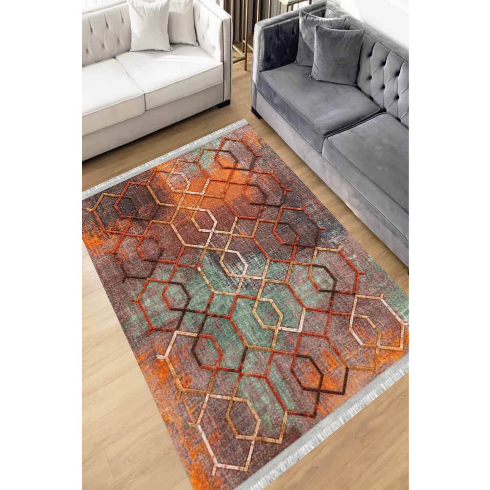 Motto Rug Store Eko Dijital Baskı Yıkanabilir Kaymaz Taban Dekoratif Salon Halısı Mutfak Halısı Yolluk 120 x 180 Beden Kilim Fiyatı