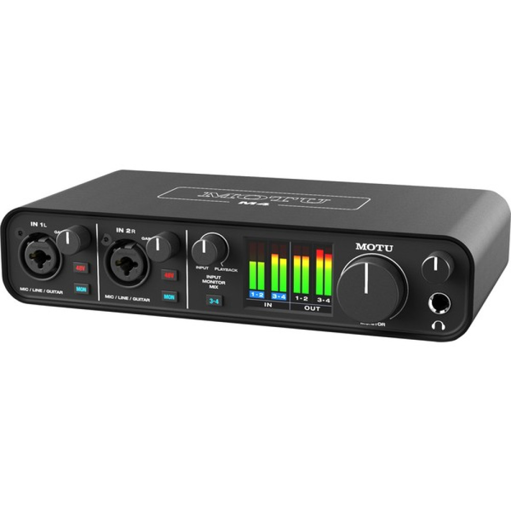 Motu M4 ESS Sabre32 Ultra 4-Giriş 4-Çıkış 24bit/192kHz USB-C (Type C) Ses Kartı Stüdyo ve Sahne Ekipmanları Fiyatı