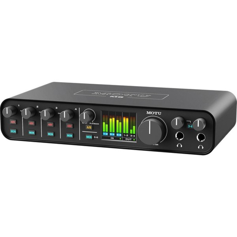 Motu M6 Ess SABRE32 Ultra ™ Dac Teknolojisi ile Donatılmış 6-Giriş/4-Çıkış 24BIT/192KHZ Usb-C (Type C) Ses Kartı, 4 Mic Preamp, Loopback, LCD Ekran ve 6 GB Ücretsiz Loops & Samples - Mac/pc/ios - Siyah Oto Boyaları Fiyatı