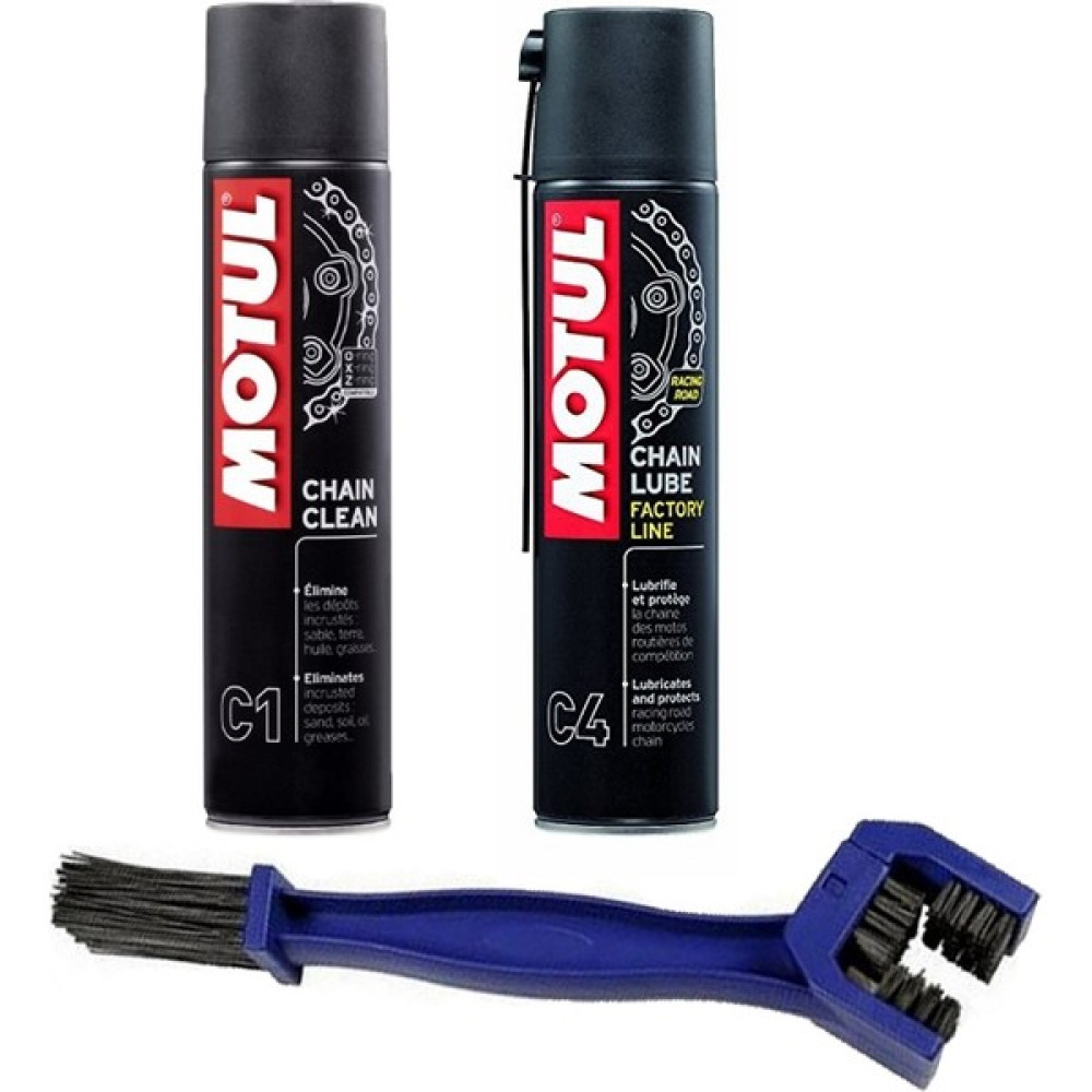 Motul Zincir Bakım Seti C1+C4+Zincir Temizleme Fırçası Motorsiklet için Diğer Aksesuarlar Fiyatı