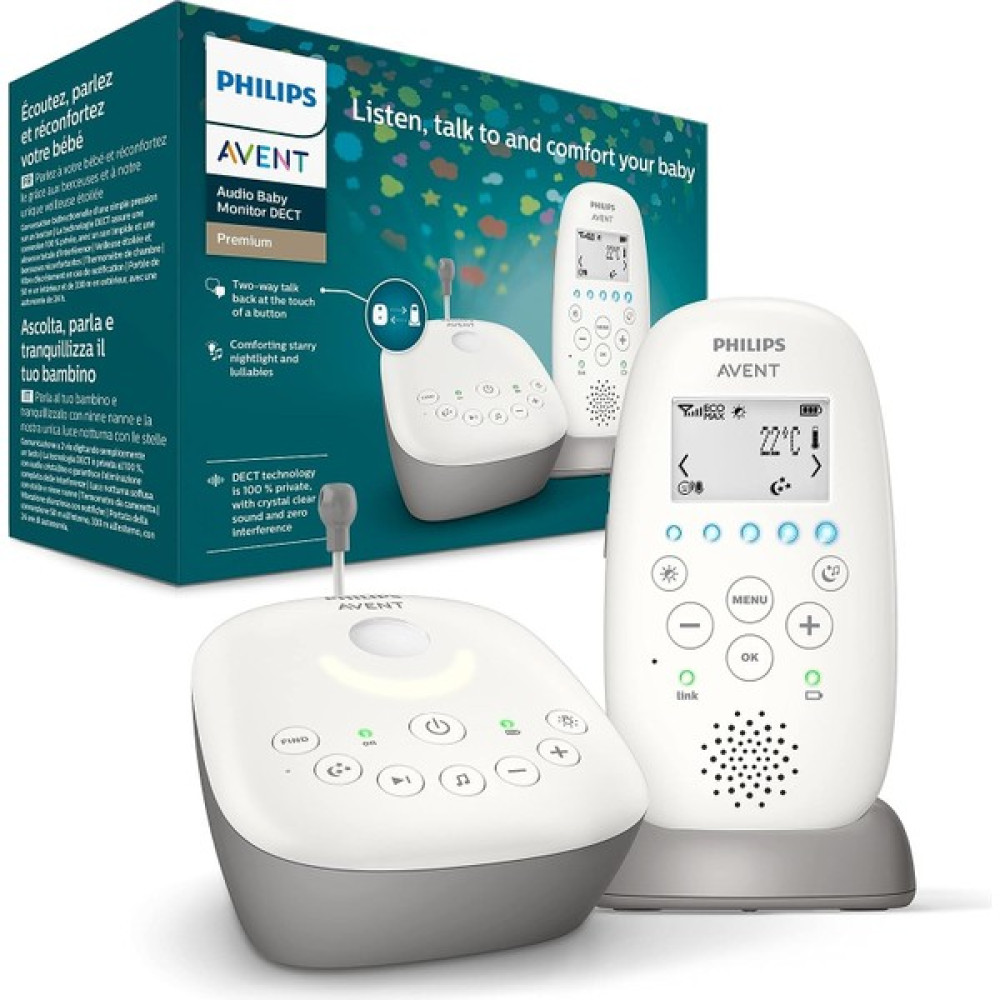 Moulinex Avent SCD733 / 00 Dect Bebek Telsizi, Akıllı Eco Modu, LCD Ekran, - Beyaz Bebek Telsizi Fiyatı