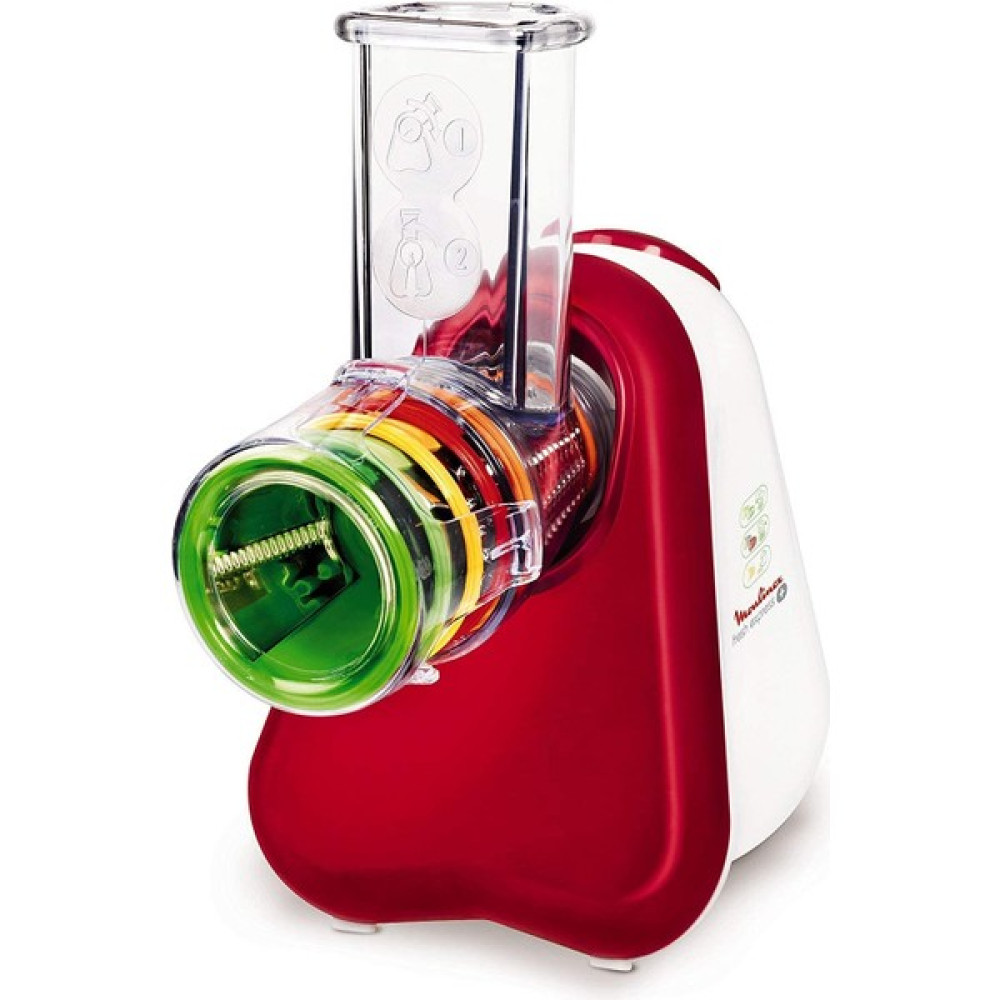 Moulinex Fresh Express DJ755G Elektrikli Rende Dilimleyici, 5 Kesme Fonksiyonu, 200 W, 1 Litre, 1 Desibel, Plastik, Kırmızı Doğrayıcılar / Rondolar Fiyatı
