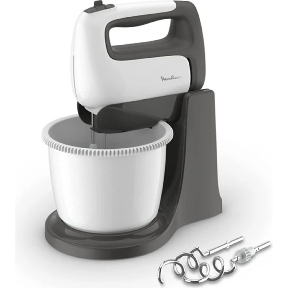 Moulinex HM4641 Prepmix Elektrikli El Mikseri, Güçlü 500 W Motor, 5 Hız ve Turbo Ayarı - Beyaz Ana Kucağı ve Oto Koltuğu Fiyatı