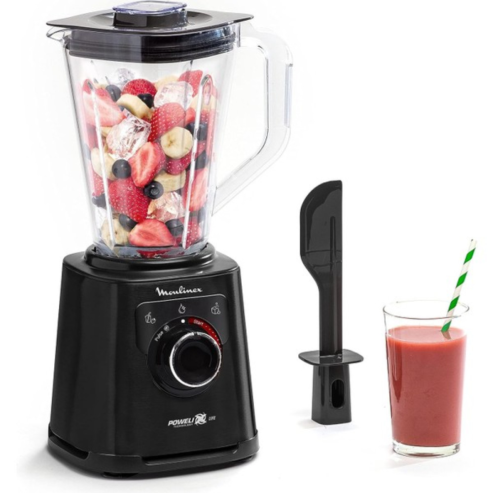 Moulinex Perfect Mix+ LM88A8 - Blender Kabı 1200 W, Hızlı Sonuçlar, 1,5 L Kapasite, 3 Program: Blender Smoothie, Tritan, Autoclean, Tritan Sürahi, ... Blenderler Fiyatı
