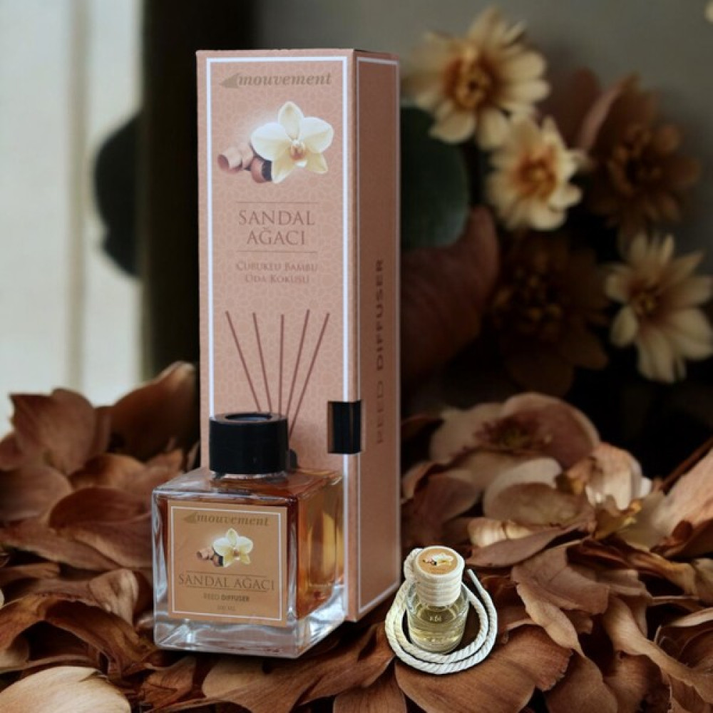 Mouvement 100 ml Sandal ve 8 ml Oto Kokusu ile Sıcak ve Odunsu Set Oda Kokusu Fiyatı