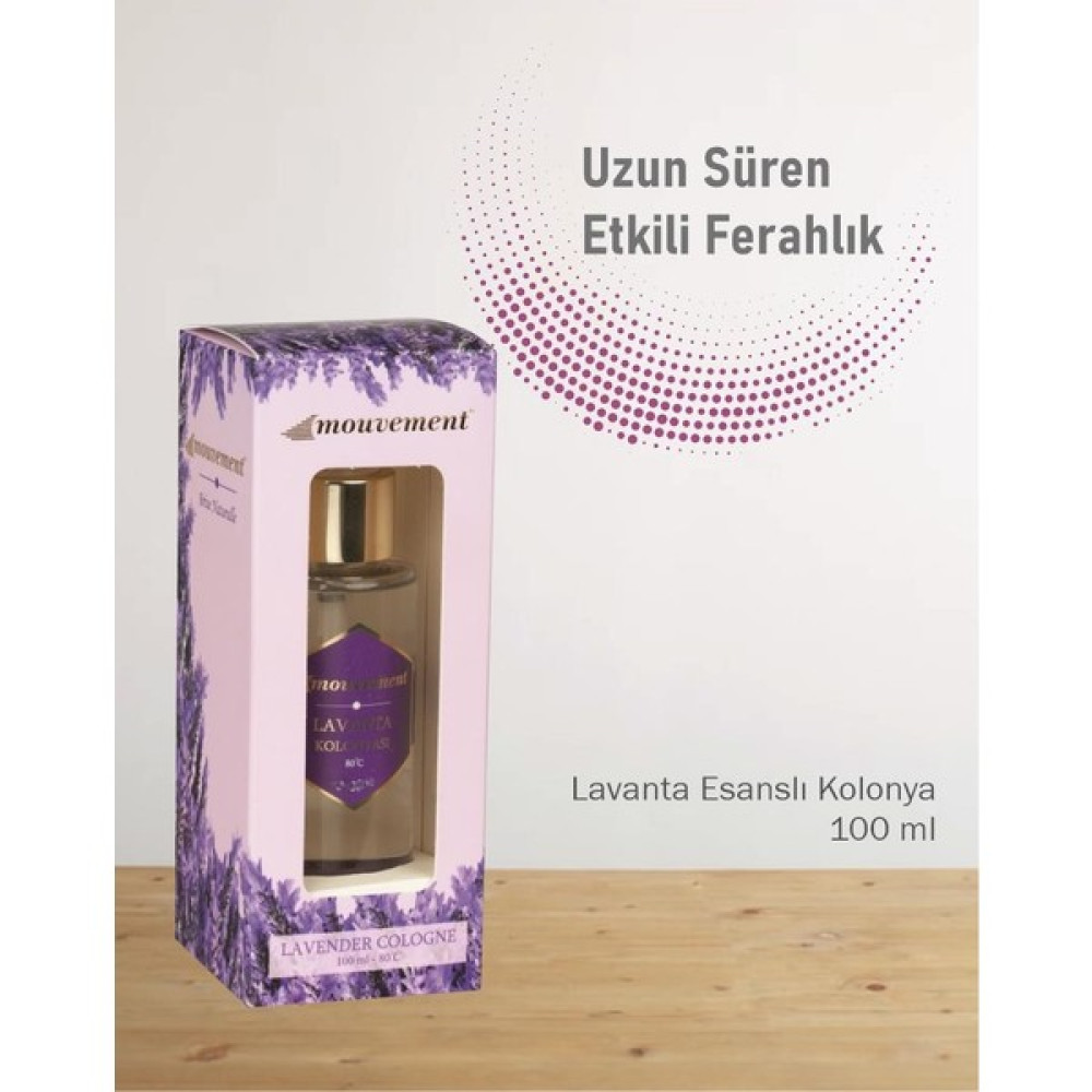 Mouvement 80 Derece Kolonya - Lavanta - 1 *100 Ml Kolonya & Gülsuyu Fiyatı