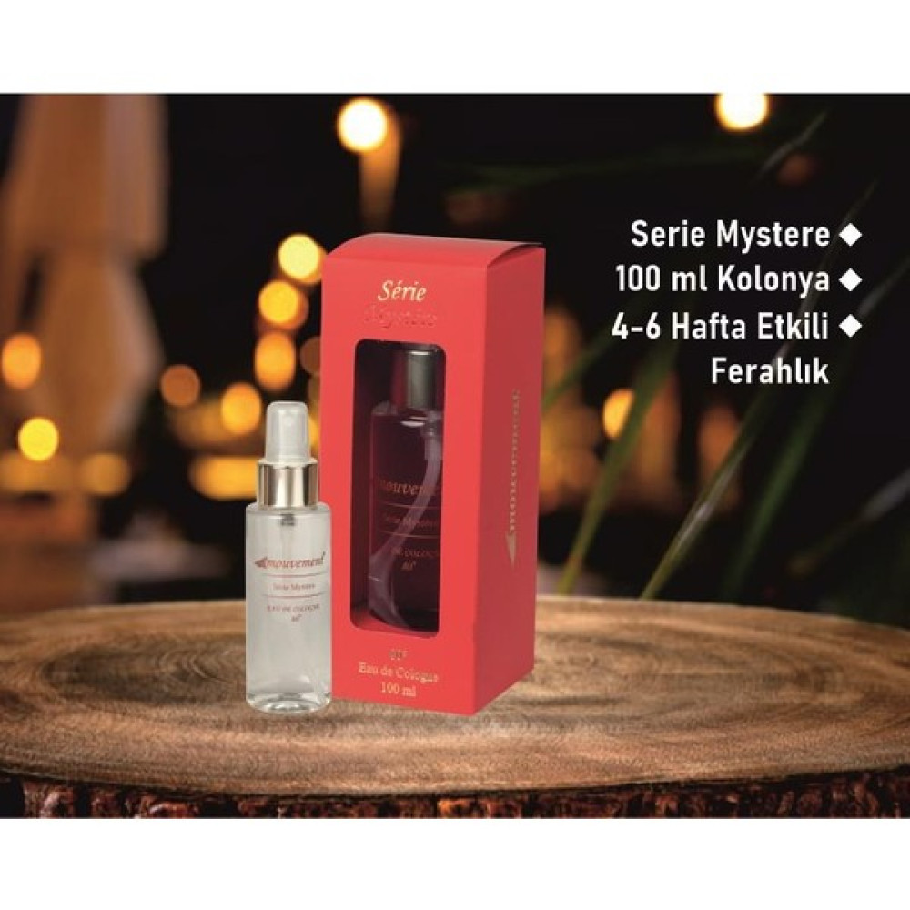 Mouvement Seriê Mystere - 80 Derece Kolonya - 1*100 Ml - 1 Kolonya & Gülsuyu Fiyatı