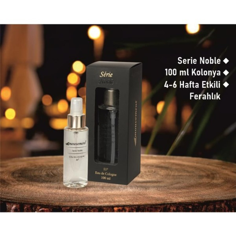 Mouvement Seriê Noble -80 Derece Kolonya - 1*100 Ml - 1 Kolonya & Gülsuyu Fiyatı