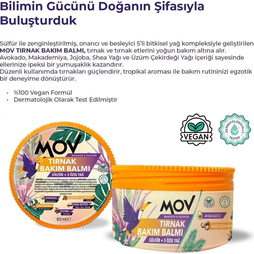 Mov Tırnak Bakım Balmı 85 ml Diğer Fiyatı