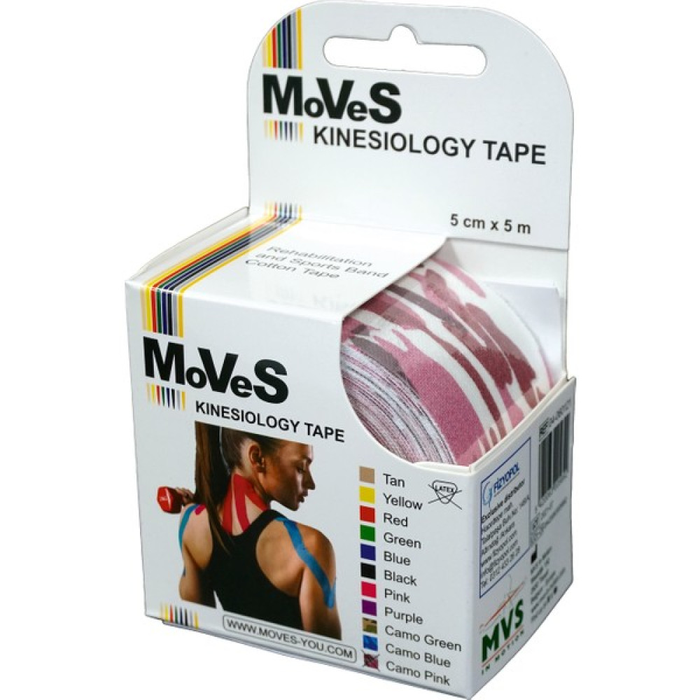 Moves Tape Kamuflaj Pembesi Rengi Kinesio Tabe 5x5 Sporcu Bandı Diğer Spor Ürünleri Fiyatı