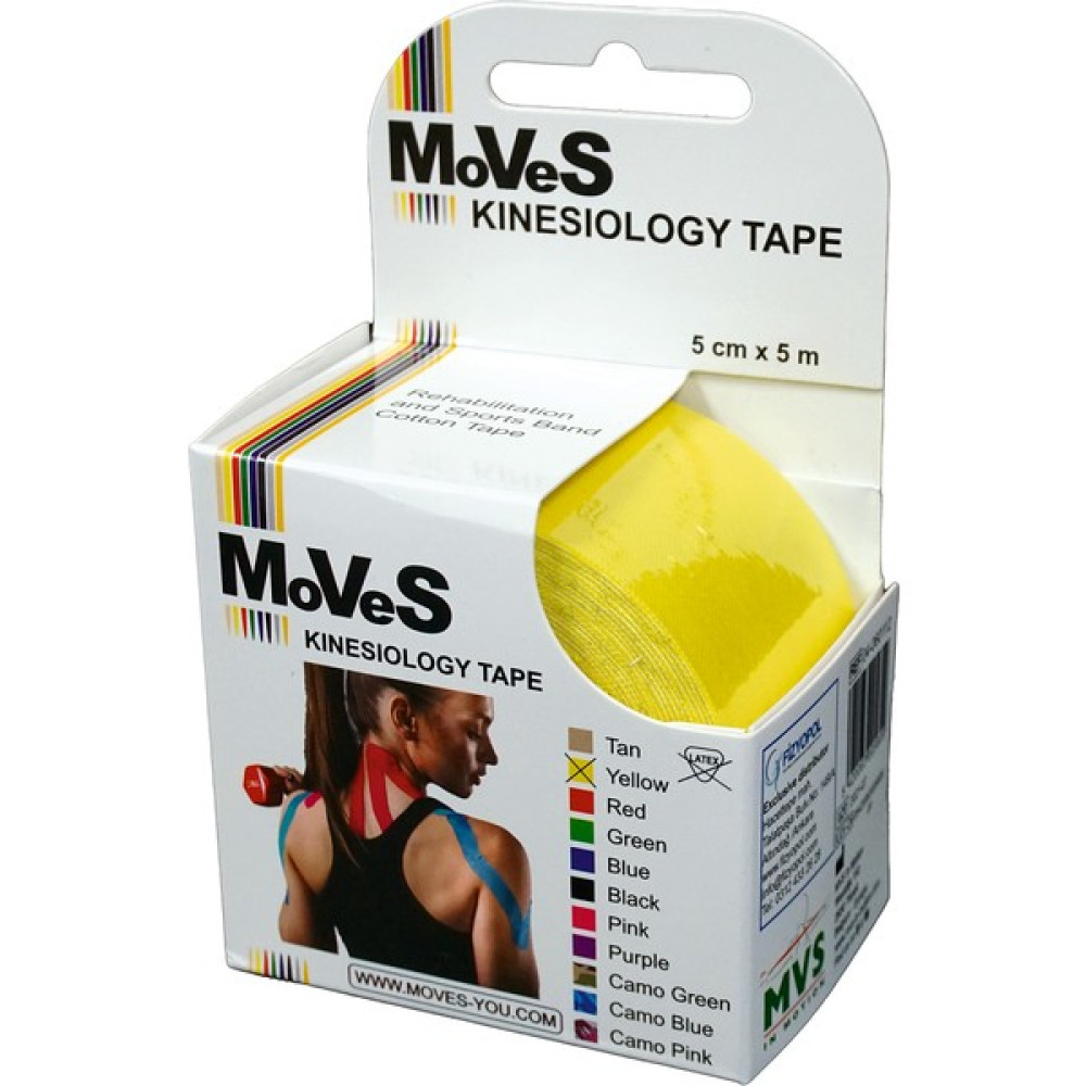 Moves  Tape Tex Kinesio Band Sarı 5cmX5m - Standart Oto Boyaları Fiyatı