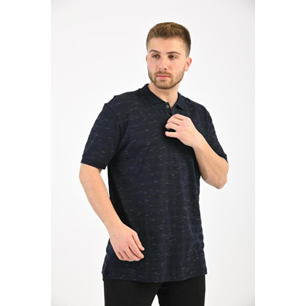 Moviment Lacivert Polo Yaka Kısa Kollu T-Shirt Erkek T-shirt Fiyatı