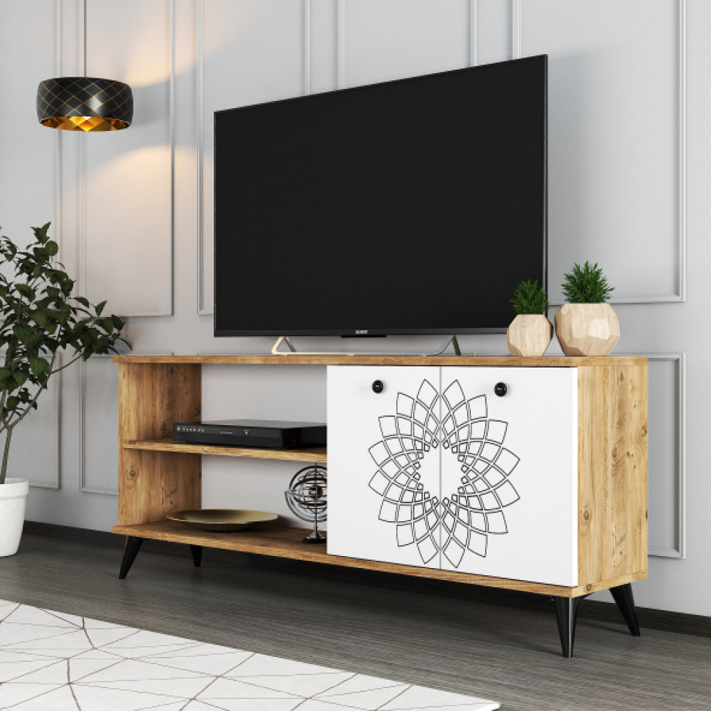 Moxen Mobilya Ty4 Desenli Rafli Tv Unitesi Tv Ünitesi / Sehpası Fiyatı