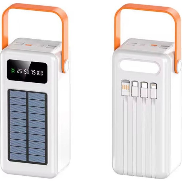 Moxti 30.000MAH Solar Powerbank – 4xusb-A, Qualcomm 3.0 Hızlı Şarj, Dahili Lightning & Usb-C - Beyaz Cep Telefonu Şarj Cihazı Fiyatı