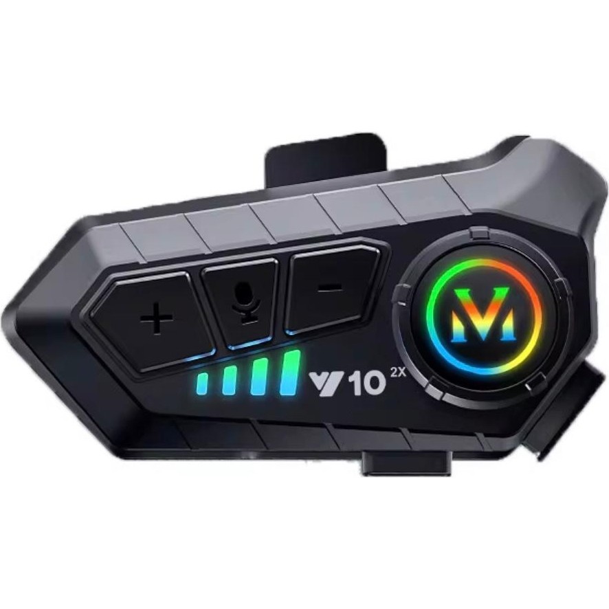 Moxti Y10 2x Motosiklet Bluetooth Kask Kulaklık Ipx6 Su Geçirmez 1000M Intercom 30 Saat Konuşma - Siyah Diğer Fiyatı