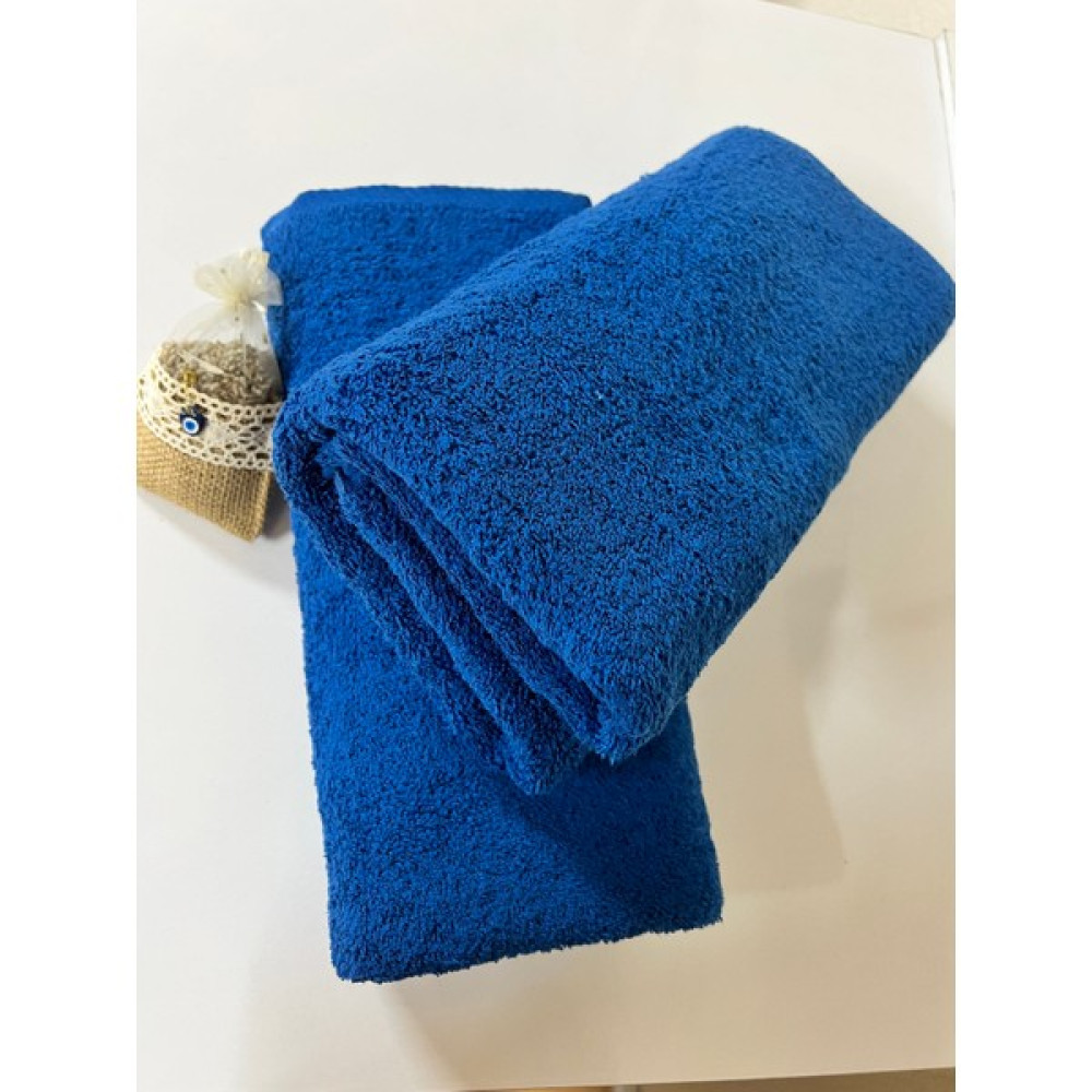 Moy Saks Mavisi 70 X 140 Banyo Havlusu - 70 x 140 cm - Koyu Mavi Banyo Havlusu Fiyatı