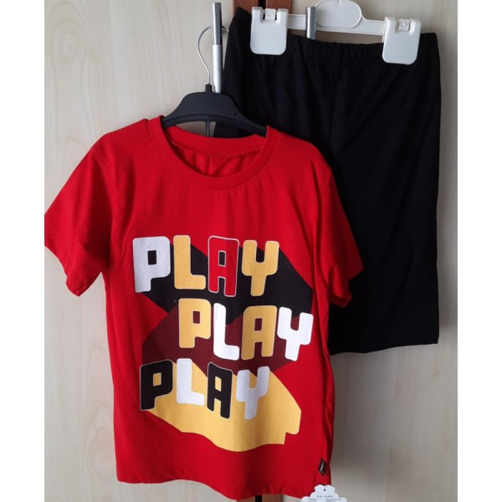 Moyes Baby Play Play Play Baskılı Şort Takım Erkek Çocuk Giyim Takımı Fiyatı