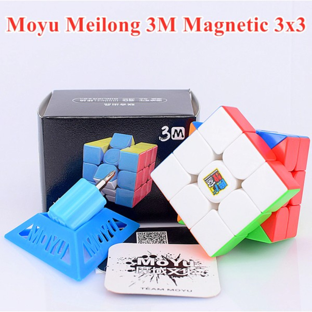 Moyu Meilong 3m Mıknatıslı Aksesuarlı Profesyonel Rubik Küp - Renkli Oyun & Hobi Fiyatı