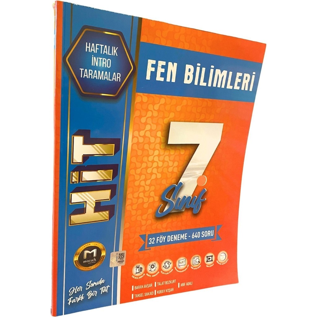 Mozaik 7.sınıf Fen Bilimleri Hit Deneme Diğer Fiyatı