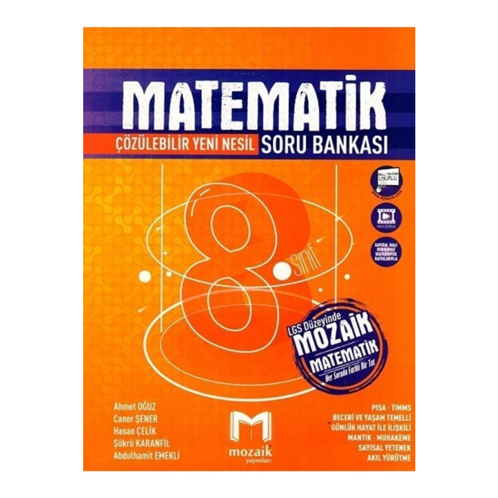 Mozaik Yayınları 2023 Mozaik 8. Sınıf Matematik Soru Bankası Yardımcı Kitaplar Fiyatı