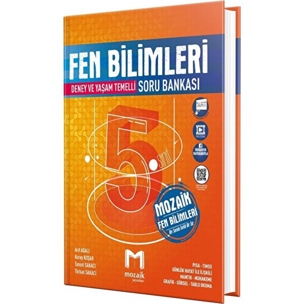 Mozaik Yayınları 5. Sınıf Fen Bilimleri Soru Bankası Kaynak Kitapları Fiyatı