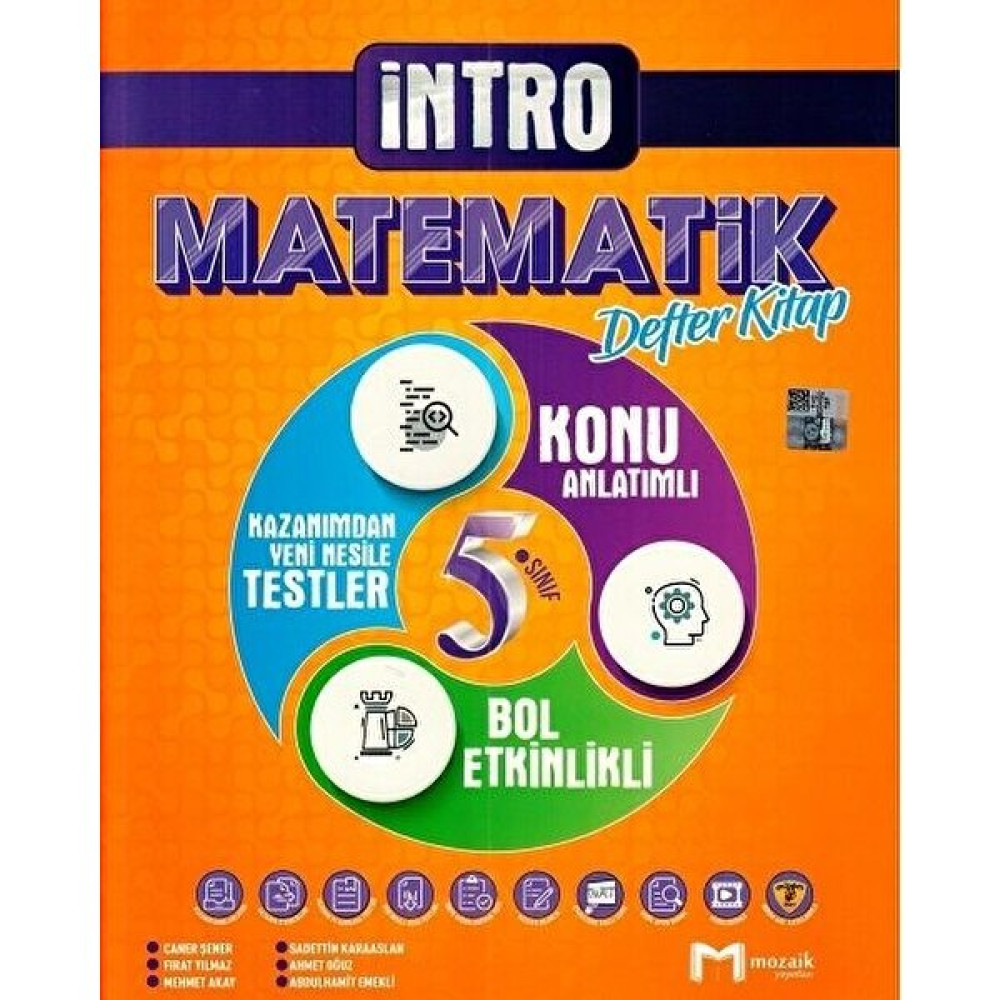 Mozaik Yayınları 5. Sınıf Matematik Intro Defter Kitap Matematik Fiyatı