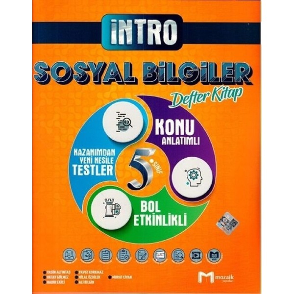 Mozaik Yayınları 5. Sınıf Sosyal Bilgiler Intro Defter Kitap Sosyal Bilgiler Fiyatı