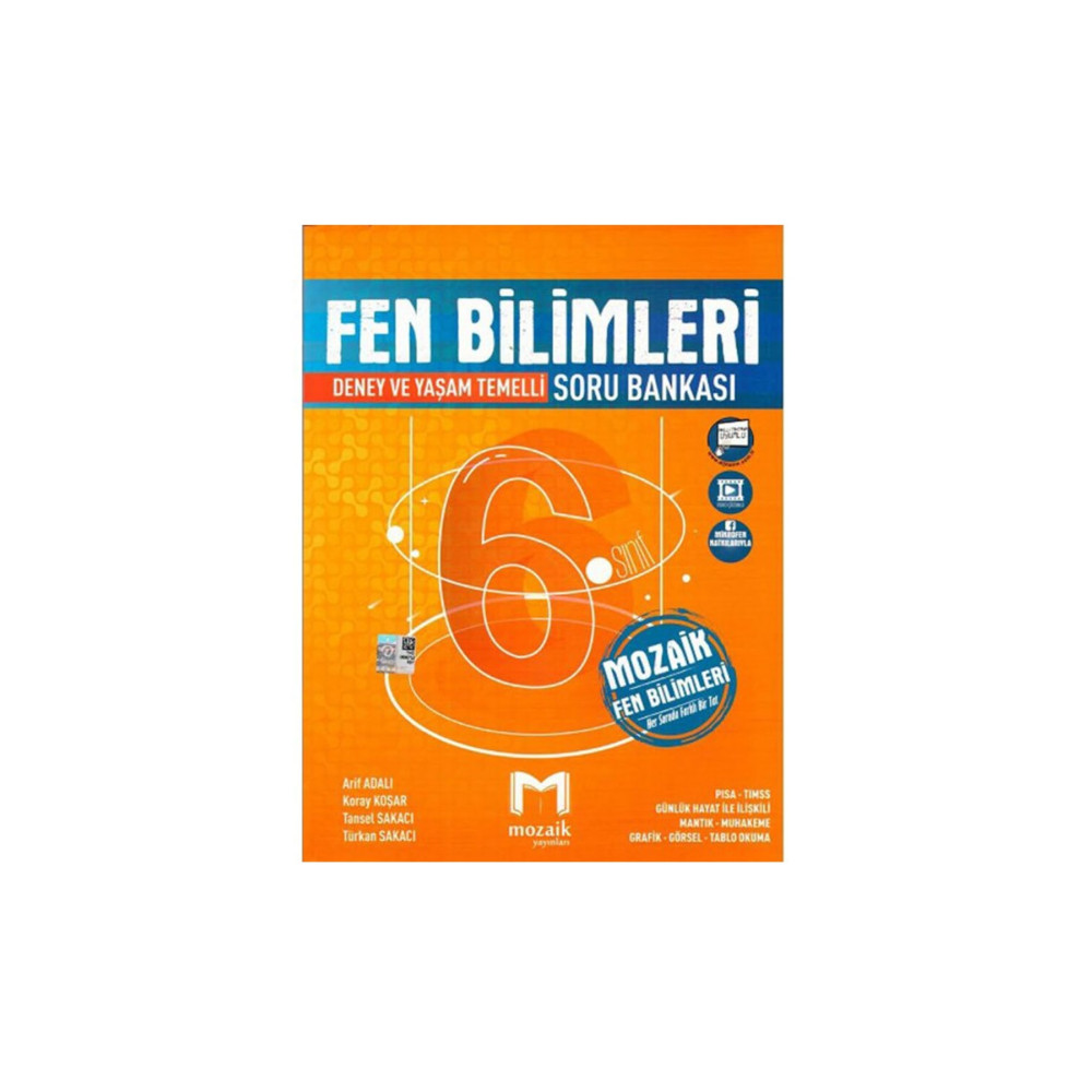 Mozaik Yayınları 6. Sınıf Fen Bilimleri Soru Bankası Yardımcı Kitaplar Fiyatı