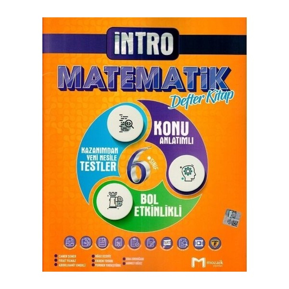 Mozaik Yayınları 6. Sınıf Matematik İntro Defter Kitap Matematik Fiyatı